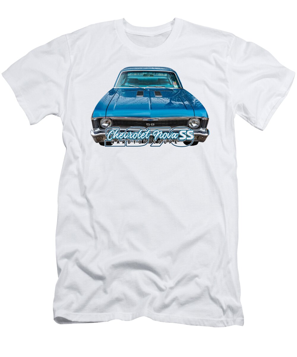 1970 Chevrolet Nova Ss Hardtop Coupe Gestalt Imagery T-Shirt