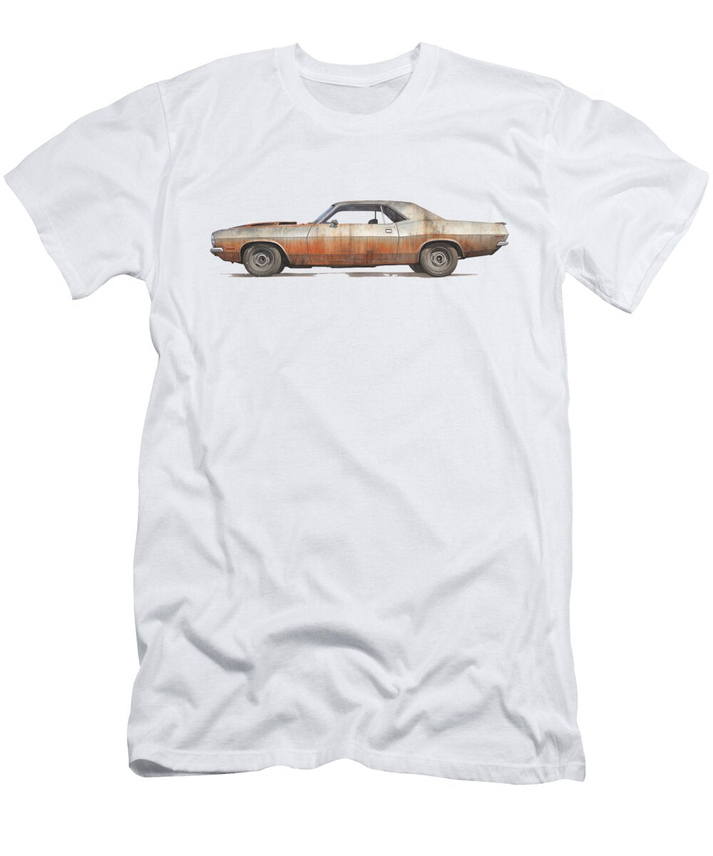1970 Plymouth Barracuda Watercolor 80 Peter Lopez T-Shirt