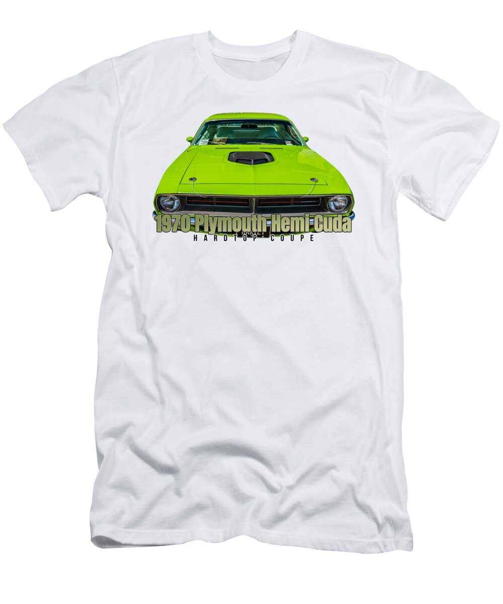 1970 Plymouth Hemi Cuda Hardtop Coupe Gestalt Imagery T-Shirt