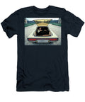 1970s Citroen Show Car with Woman Peering Through Open Hatchback Retrographs T-Shirt