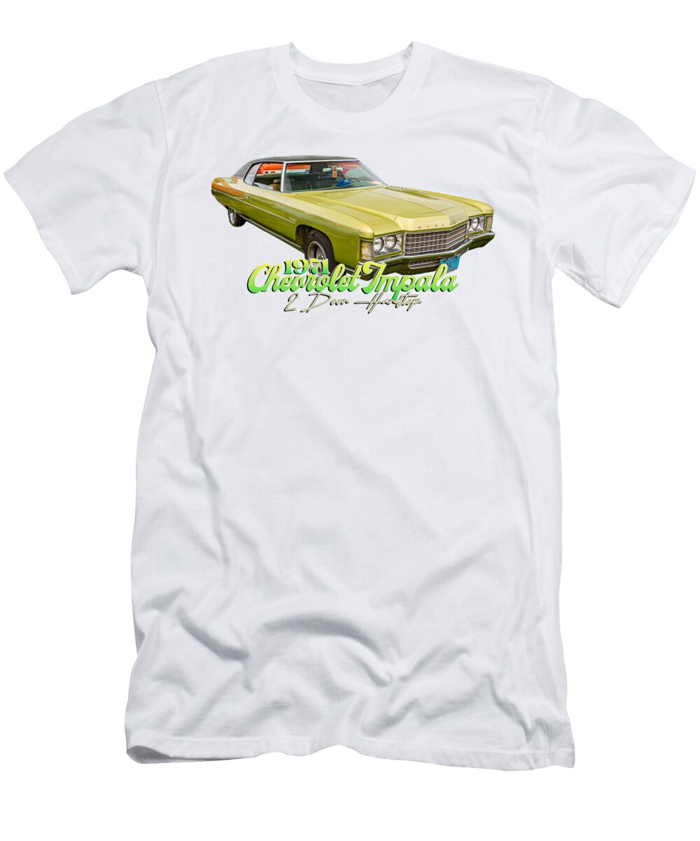 1971 Chevrolet Impala 2 Door Hardtop Gestalt Imagery T-Shirt