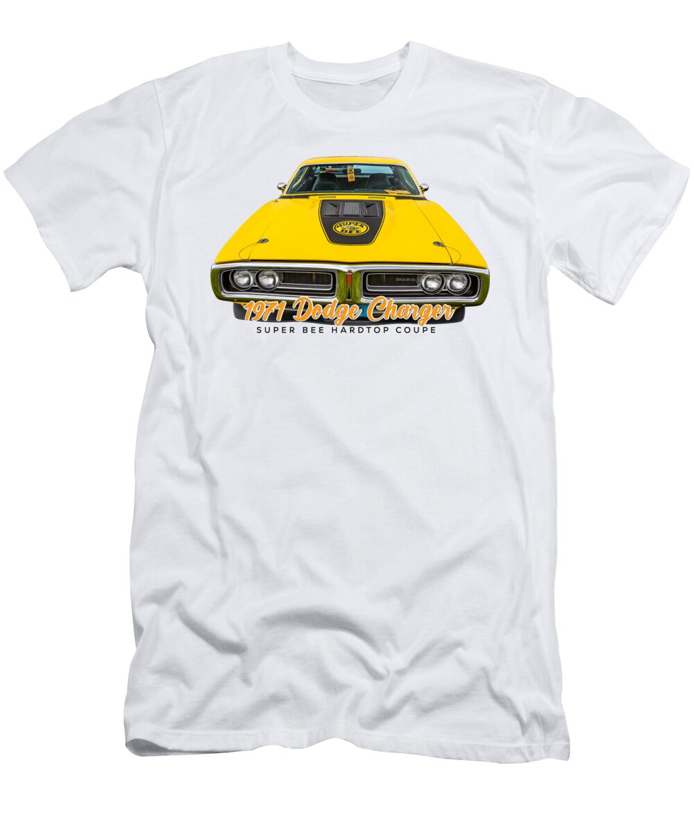 1971 Dodge Charger Super Bee Hardtop Coupe Gestalt Imagery T-Shirt