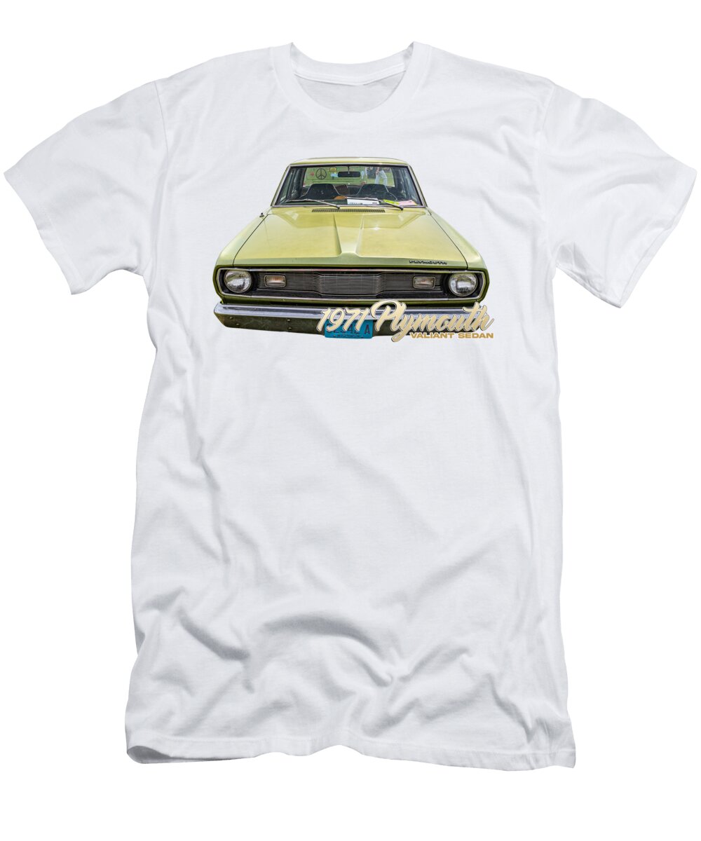 1971 Plymouth Valiant Sedan Gestalt Imagery T-Shirt
