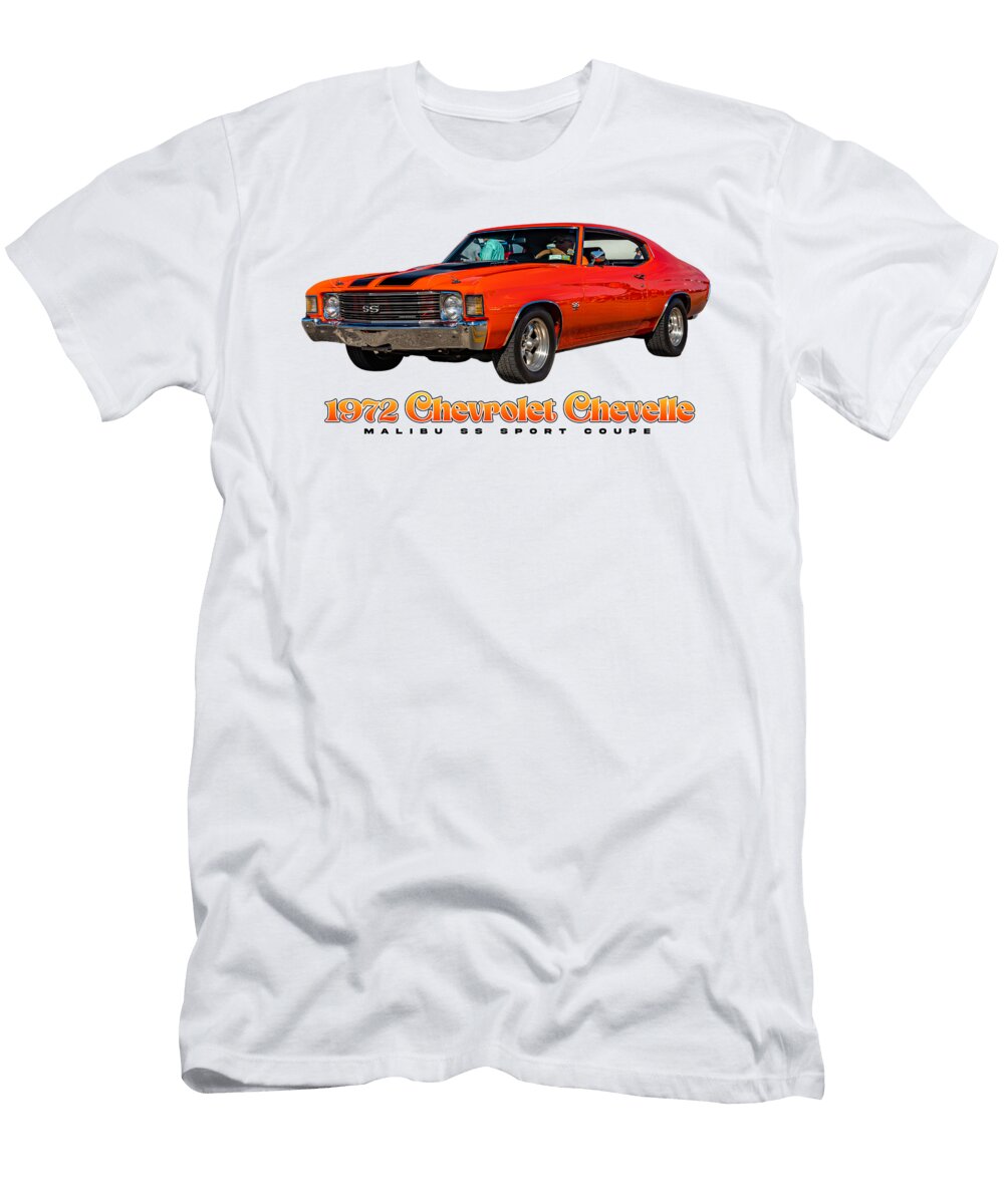 1972 Chevrolet Chevelle Malibu Ss Sport Coupe Gestalt Imagery T-Shirt