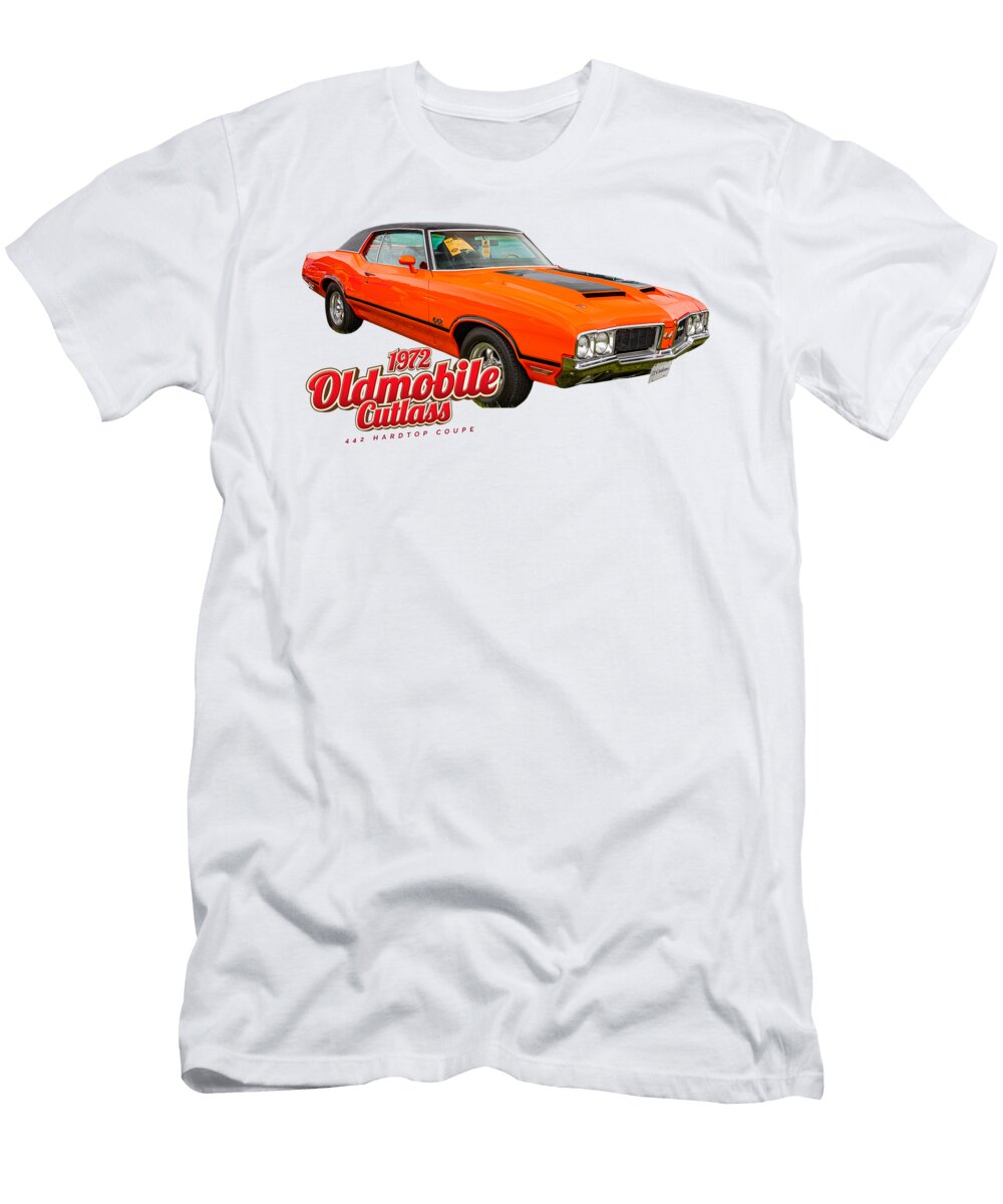 1972 Oldsmobile Cutlass 442 Hardtop Coupe Gestalt Imagery T-Shirt