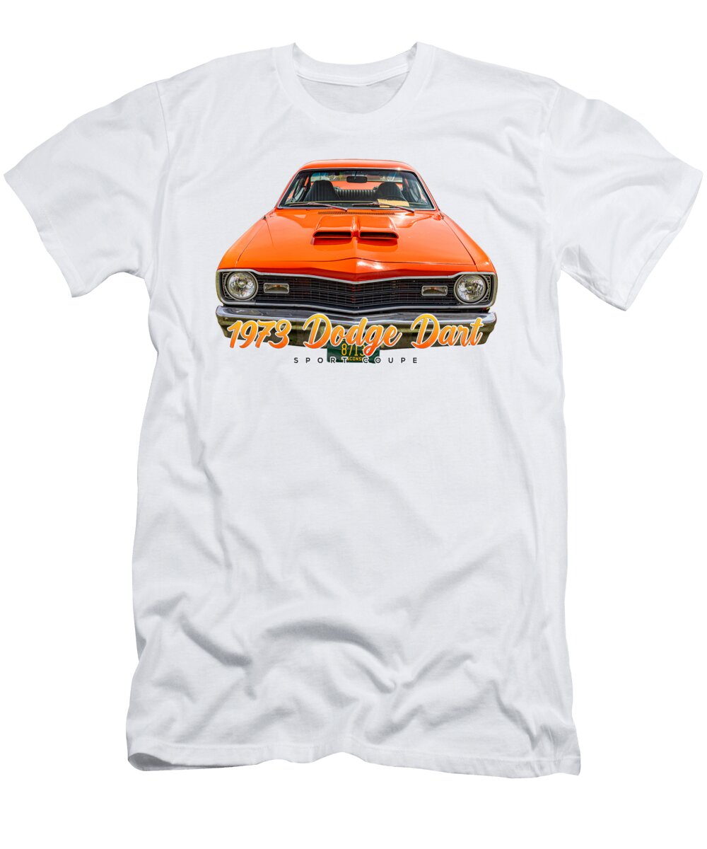 1973 Dodge Dart Sport Coupe Gestalt Imagery T-Shirt