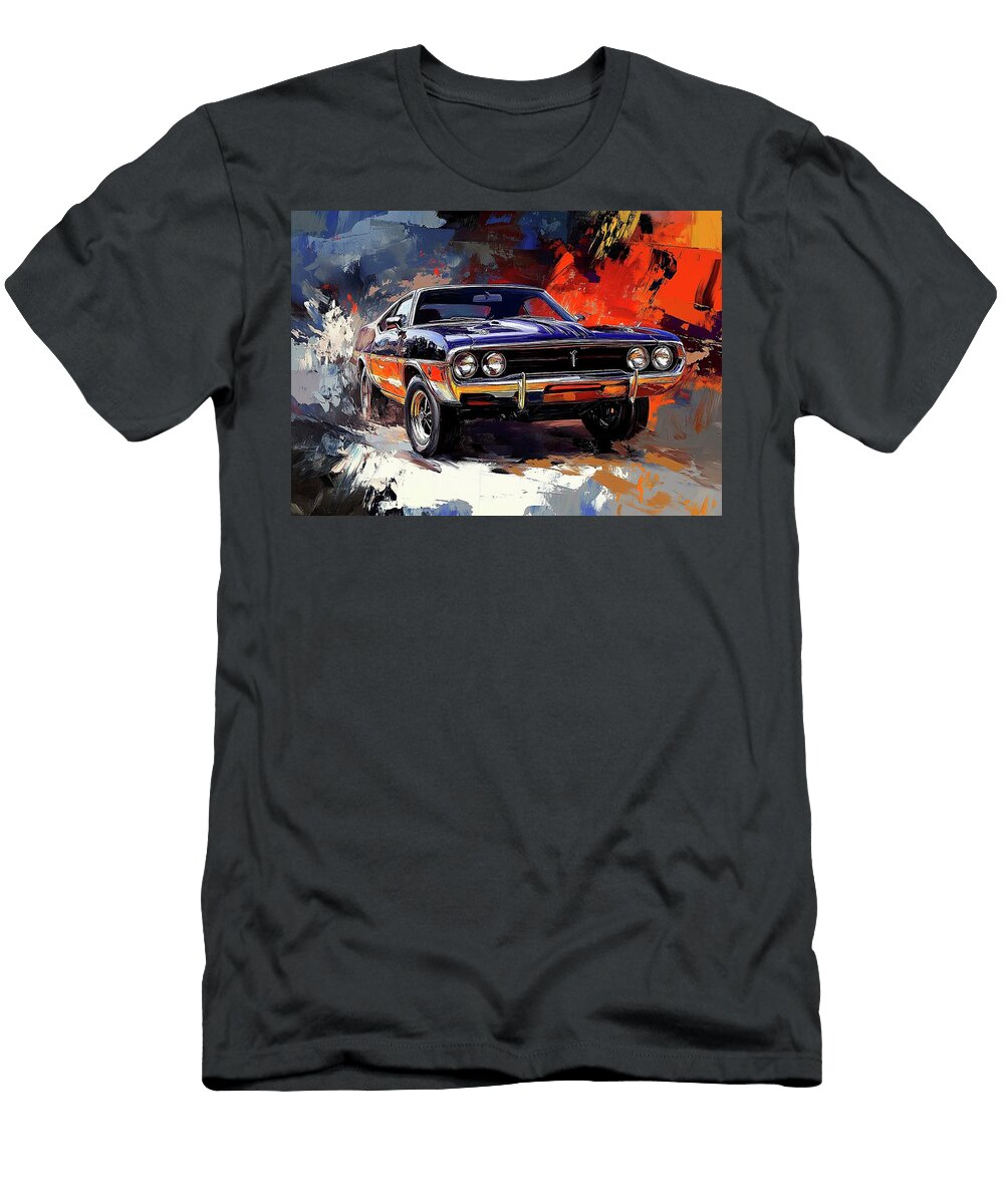 1974 Amc Hornet X Hatchback 304 Classic Muscle Car Kyran Estrada T-Shirt