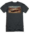 1974 Amc Hornet X Hatchback 304 Vintage Car in Desert Landscape Embroidery Art Hugo Boyle T-Shirt