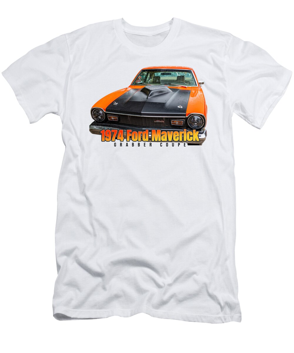 1974 Ford Maverick Grabber Coupe Gestalt Imagery T-Shirt
