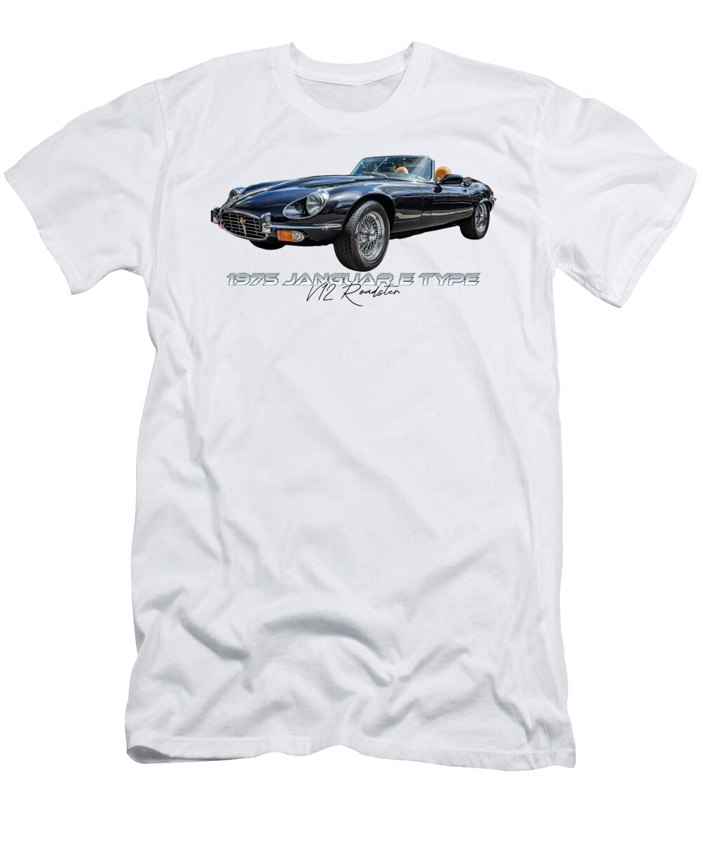 1975 Jaguar E Type V12 Roadster Gestalt Imagery T-Shirt