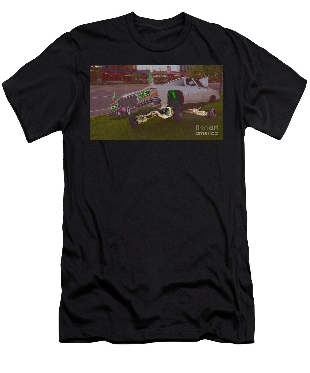 1980 Lowrider Hydraulic Suspension Cadillac Promedias Obray T-Shirt