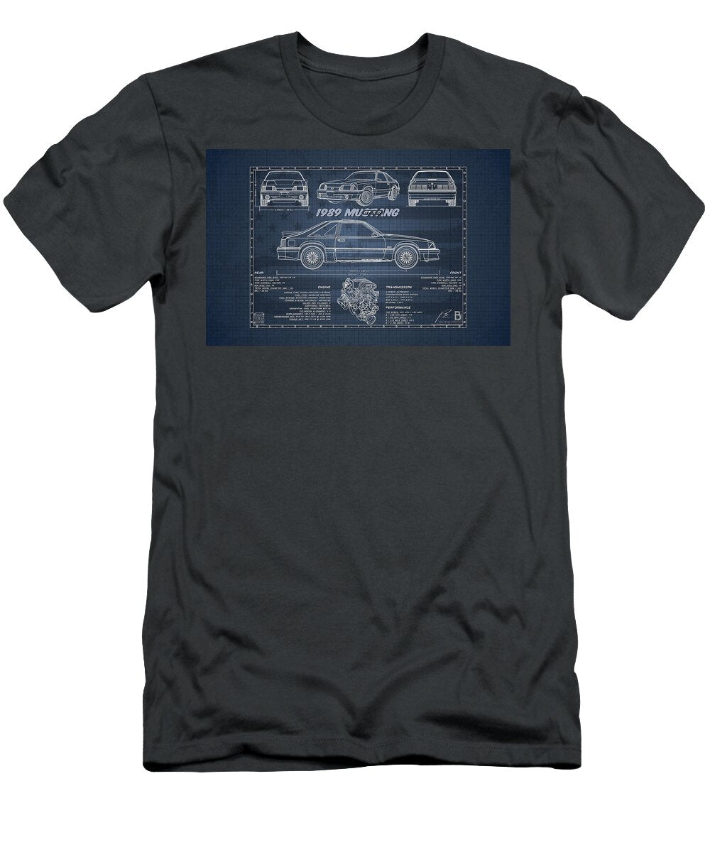 1989 Mustang Gt Hatchback 302 50l Ho 4 Speed Automati Justin Nguyen T-Shirt