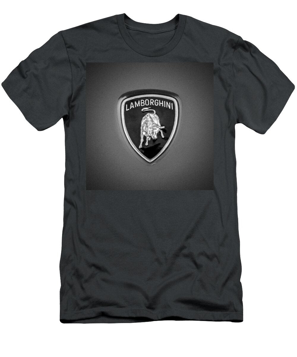 1997 Lamborghini Diablo Roadster Emblem 0209bw Jill Reger T-Shirt