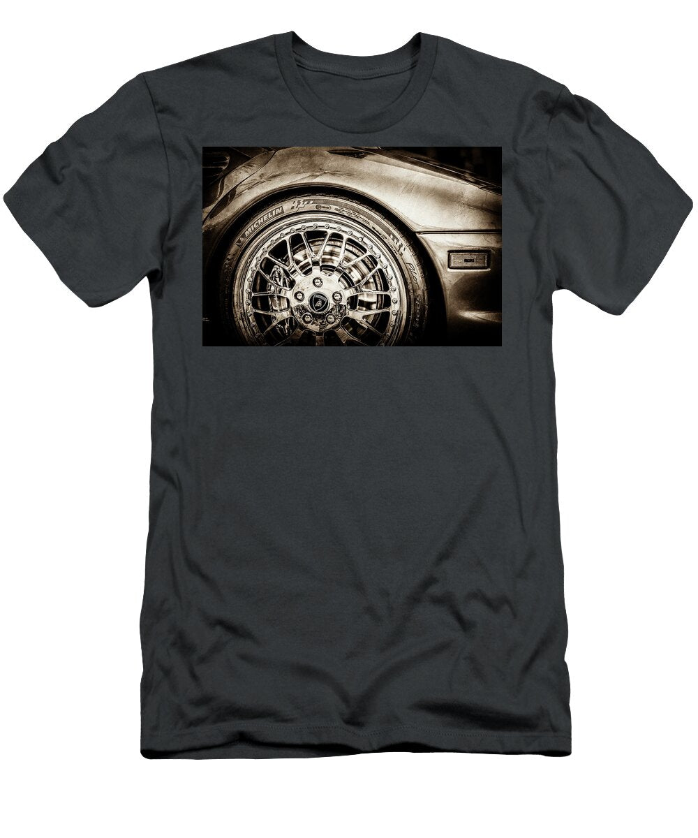 1997 Lamborghini Diablo Roadster Wheel Emblem 01288s Jill Reger T-Shirt