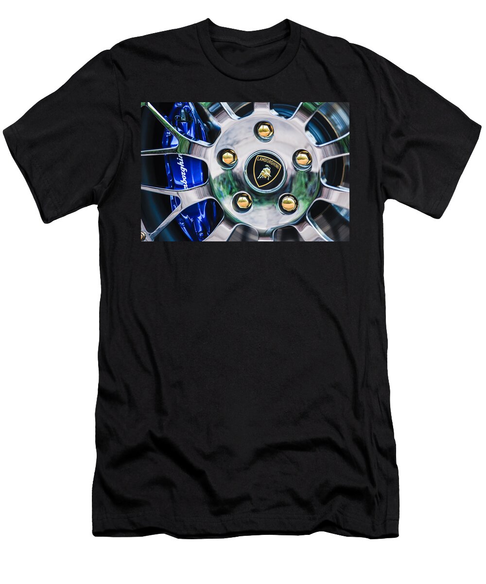 1997 Lamborghini Diablo Roadster Wheel Emblem 1303c Jill Reger T-Shirt