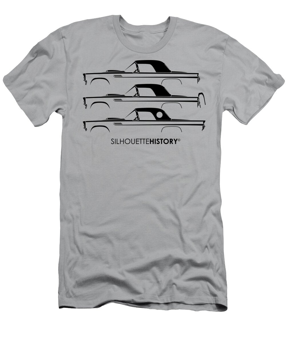 1st American Bird Hardtop Black Silhouettehistory Gabor Vida T-Shirt