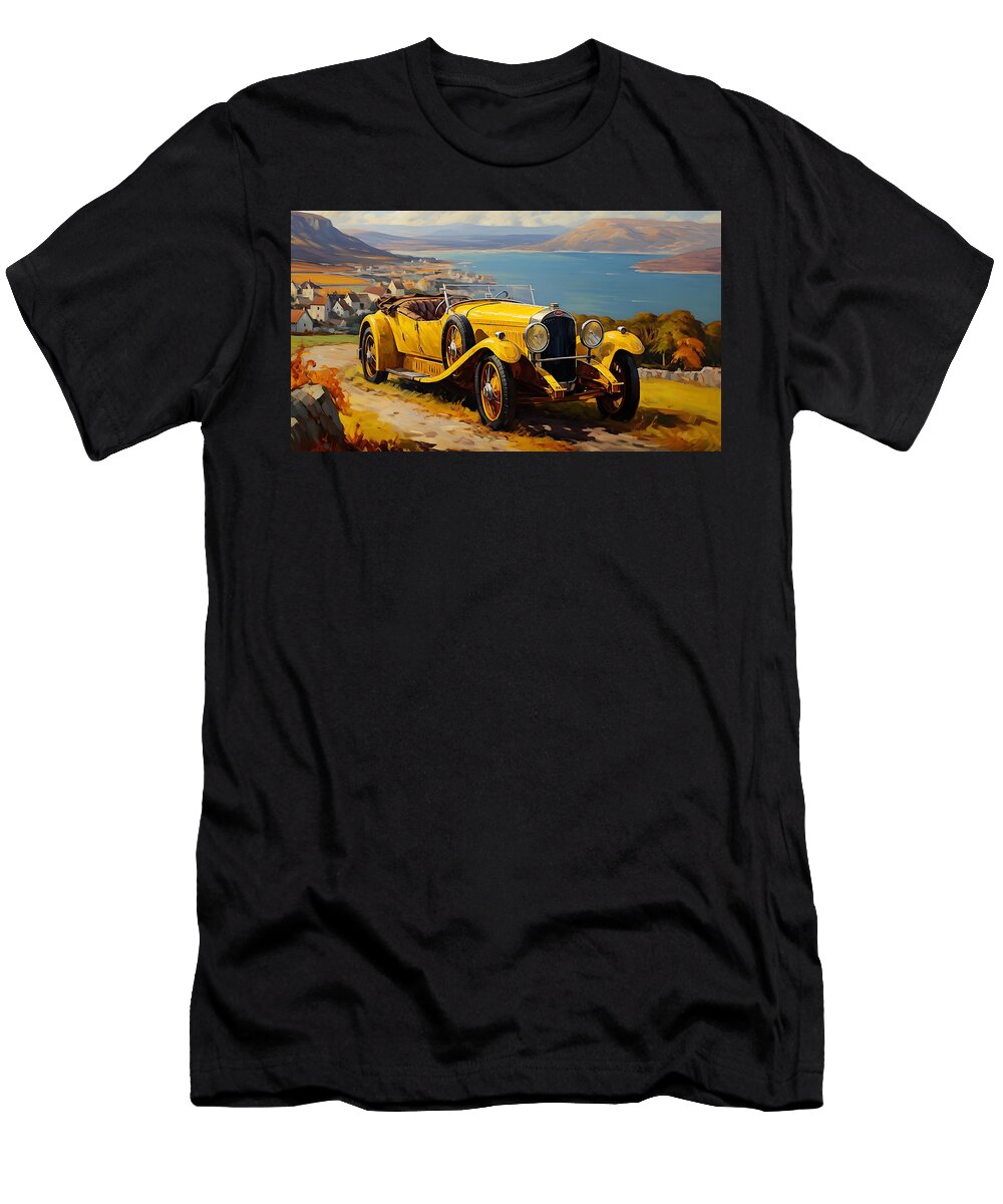 2 1927 Bugatti Type 40 Grand Sport Roadster Stun By Asar Studios Celestial Images T-Shirt