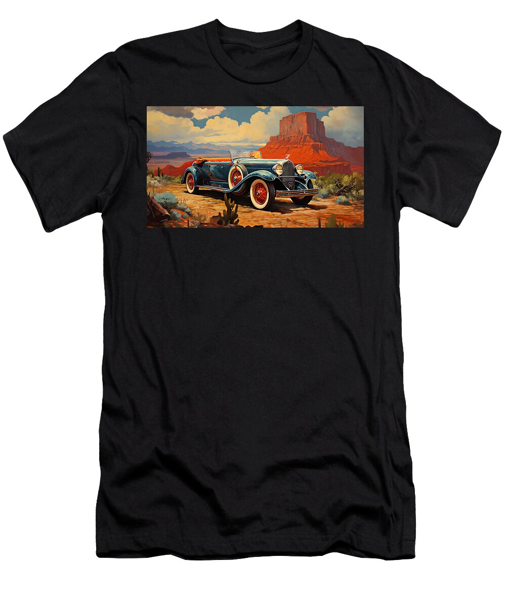 2 1928 Chrysler Imperial Roadster Stunning Deser By Asar Studios Celestial Images T-Shirt