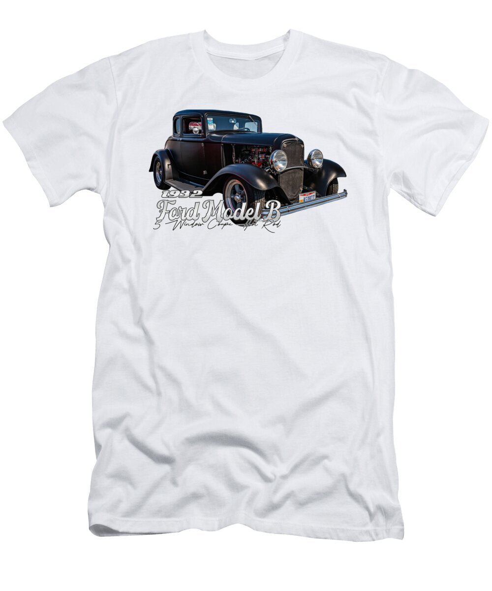2 1932 Ford Model B 5 Window Coupe Hot Rod Gestalt Imagery T-Shirt