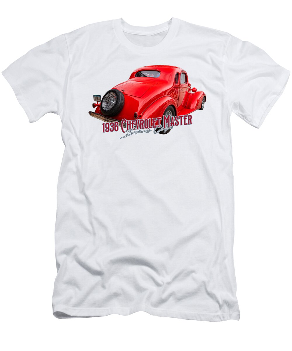 2 1936 Chevrolet Master Deluxe Business Coupe Gestalt Imagery T-Shirt