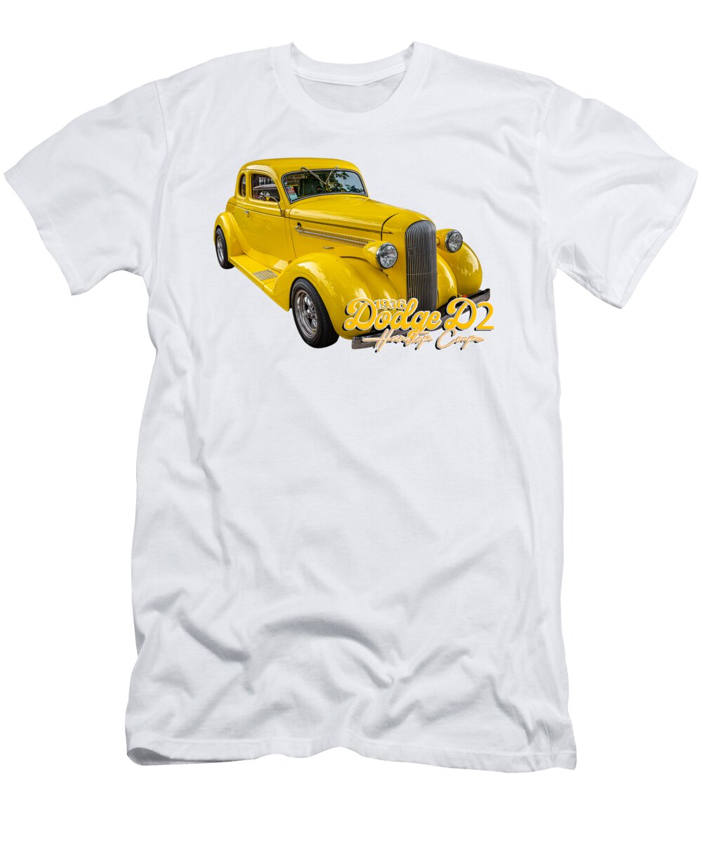 2 1936 Dodge D2 Hardtop Coupe Gestalt Imagery T-Shirt