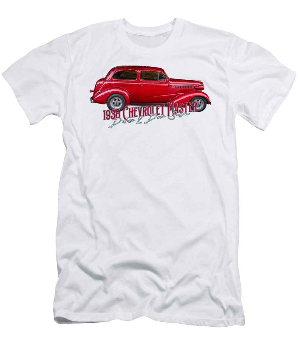 2 1938 Chevrolet Master Deluxe 2 Door Sedan Gestalt Imagery T-Shirt