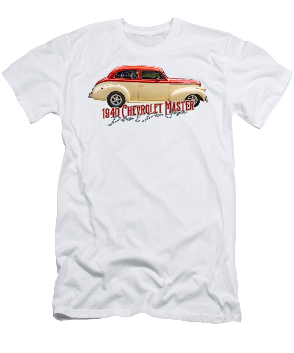 2 1940 Chevrolet Master Deluxe 2 Door Sedan Gestalt Imagery T-Shirt