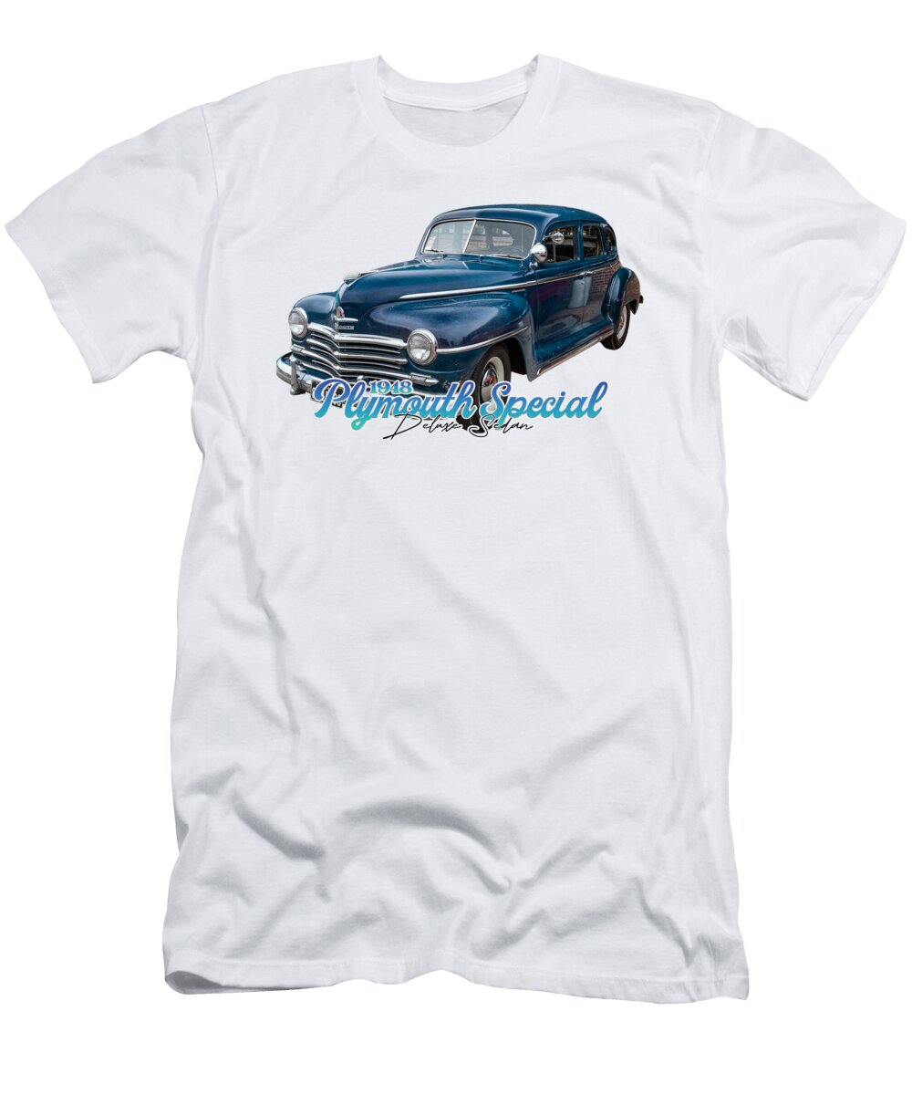 2 1948 Plymouth Special Deluxe Sedan Gestalt Imagery T-Shirt