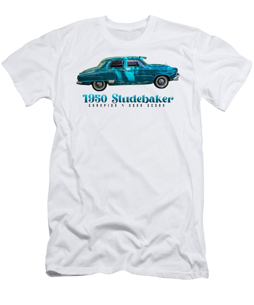2 1950 Studebaker Champion 4 Door Sedan Gestalt Imagery T-Shirt