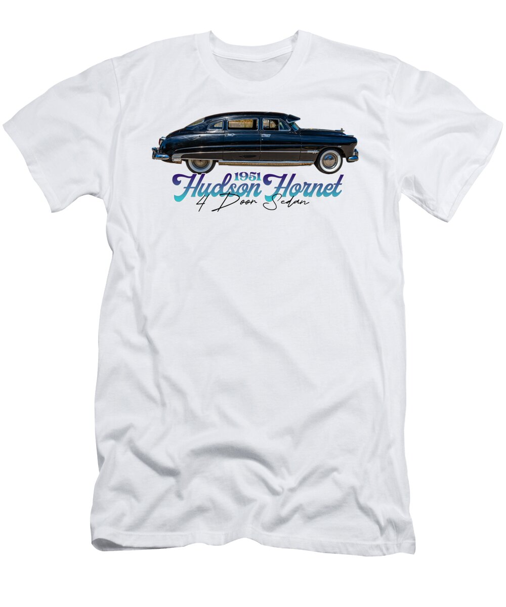 2 1951 Hudson Hornet 4 Door Sedan Gestalt Imagery T-Shirt