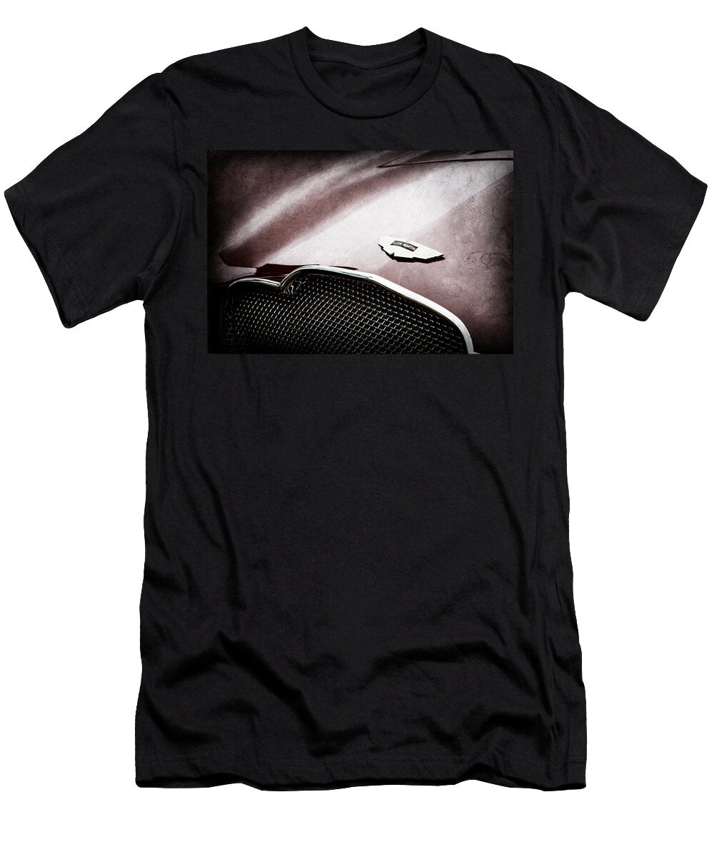 2 1953 Aston Martin Db2 4 Bertone Roadster Hood Emblem Jill Reger T-Shirt