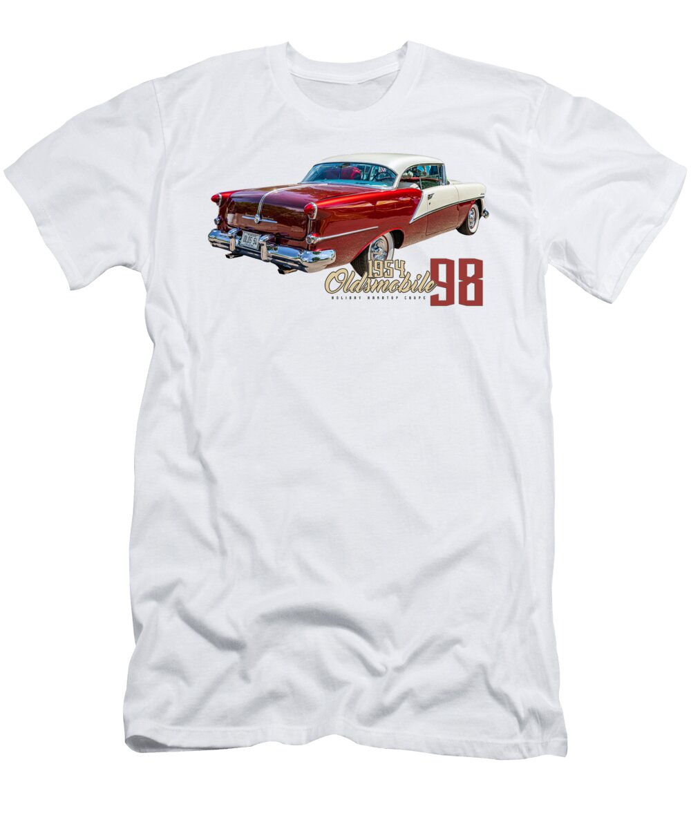 2 1954 Oldsmobile 98 Holiday Hardtop Coupe Gestalt Imagery T-Shirt