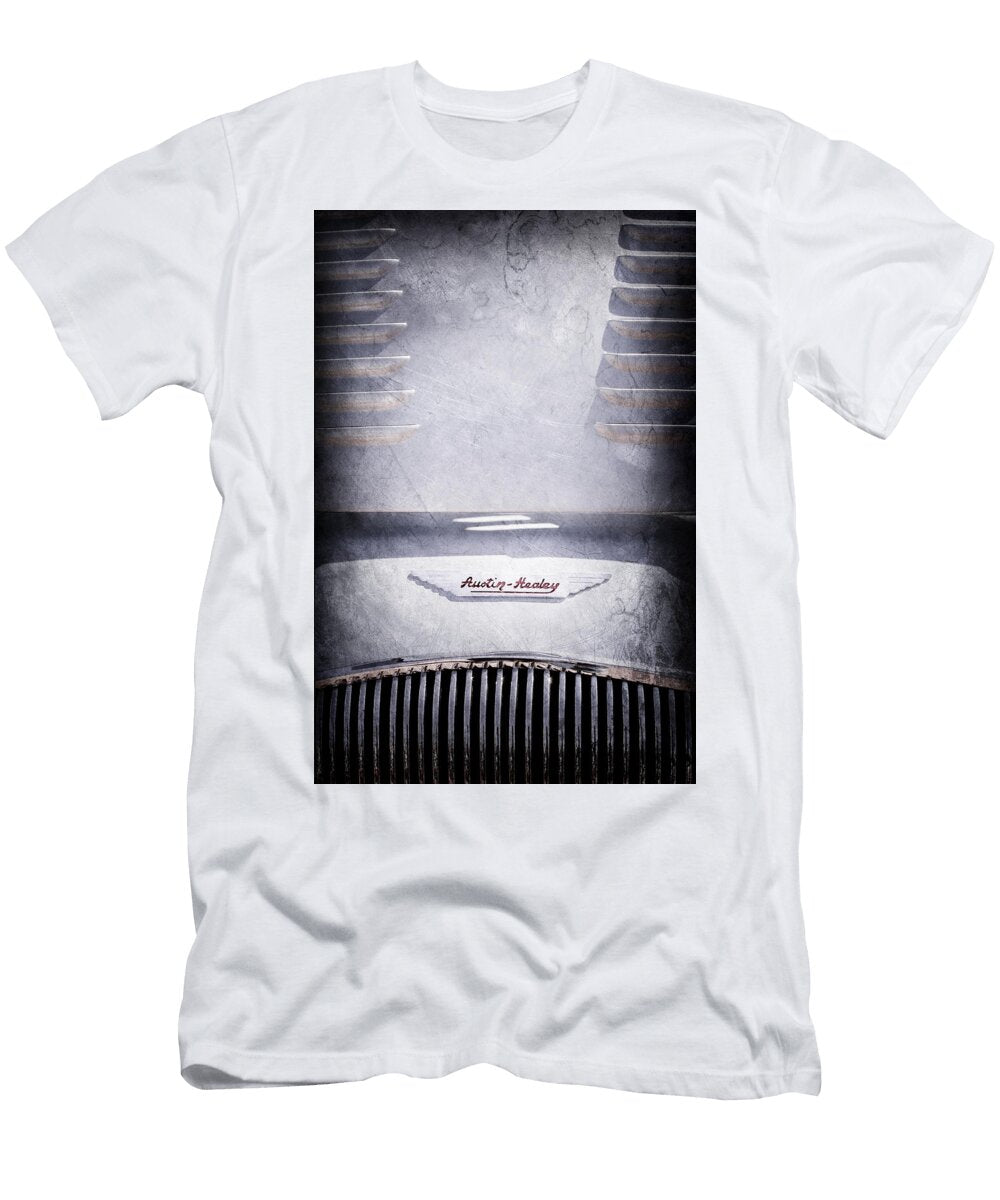 2 1956 Austin Healey 100m Bn2 Factory Le Mans Competition Roadster Hood Emblem Jill Reger T-Shirt