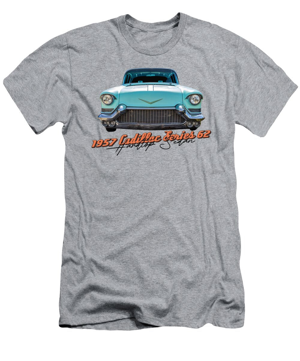 2 1957 Cadillac Series 62 Hardtop Sedan Gestalt Imagery T-Shirt