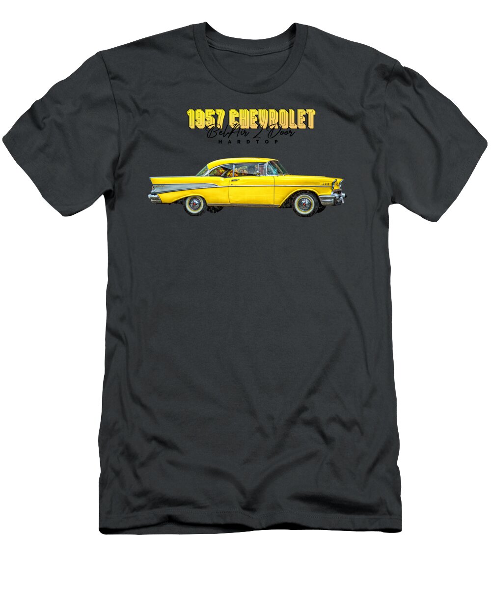 2 1957 Chevrolet Belair 2 Door Hardtop Gestalt Imagery T-Shirt
