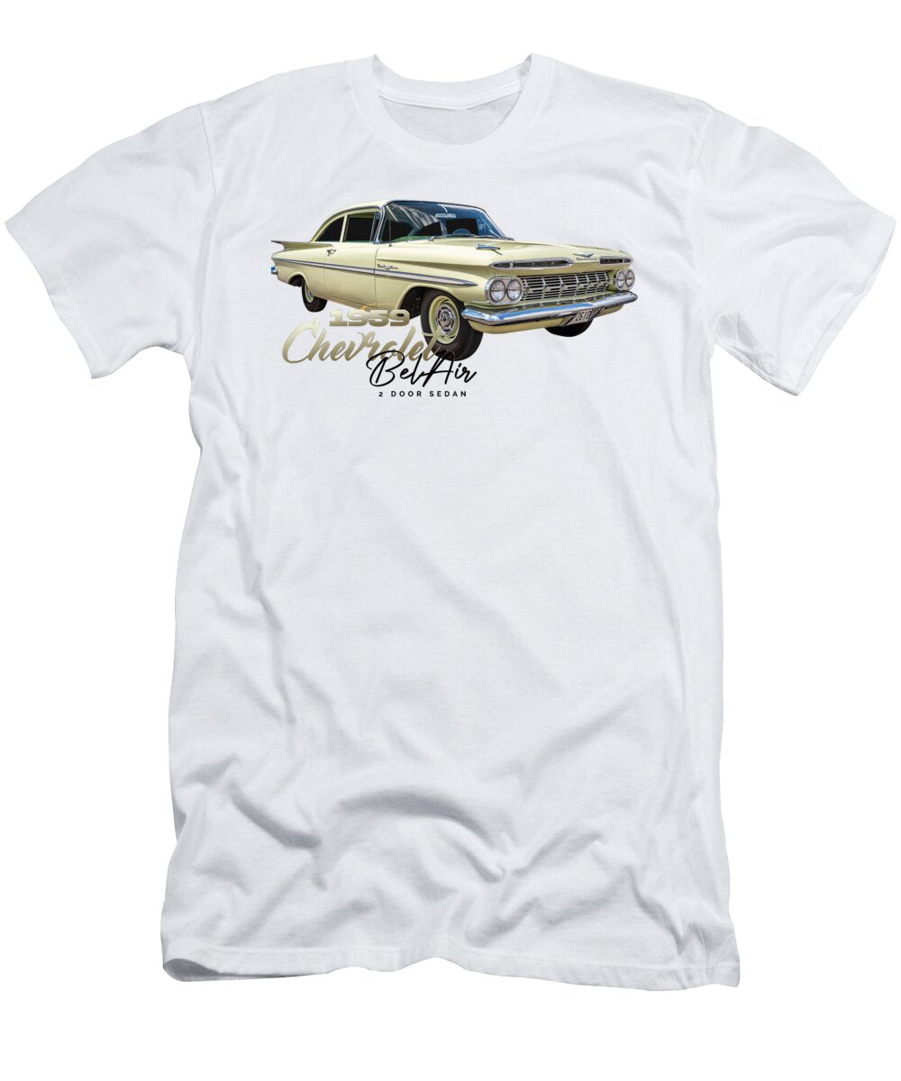 2 1959 Chevrolet Belair 2 Door Sedan Gestalt Imagery T-Shirt