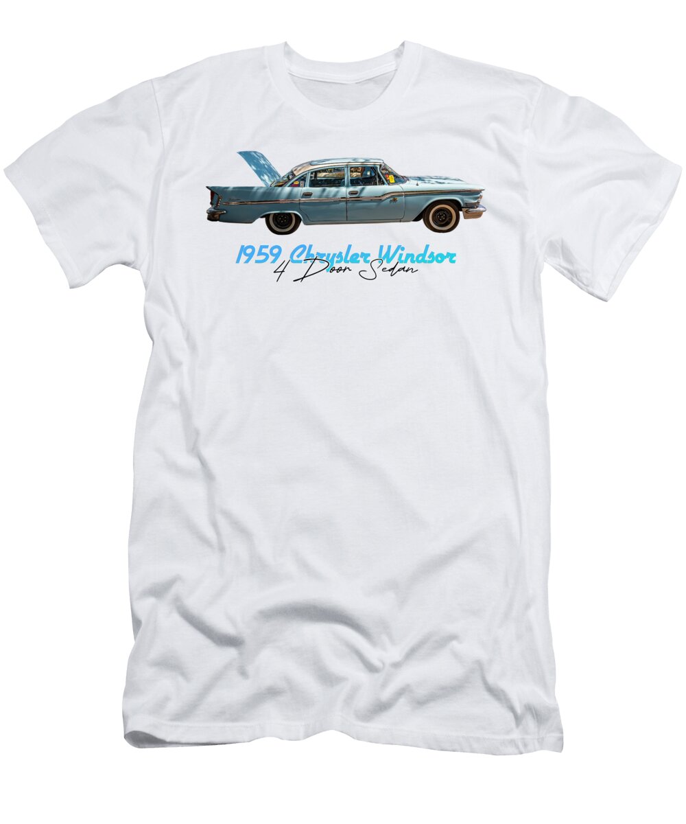 2 1959 Chrysler Windsor 4 Door Sedan Gestalt Imagery T-Shirt