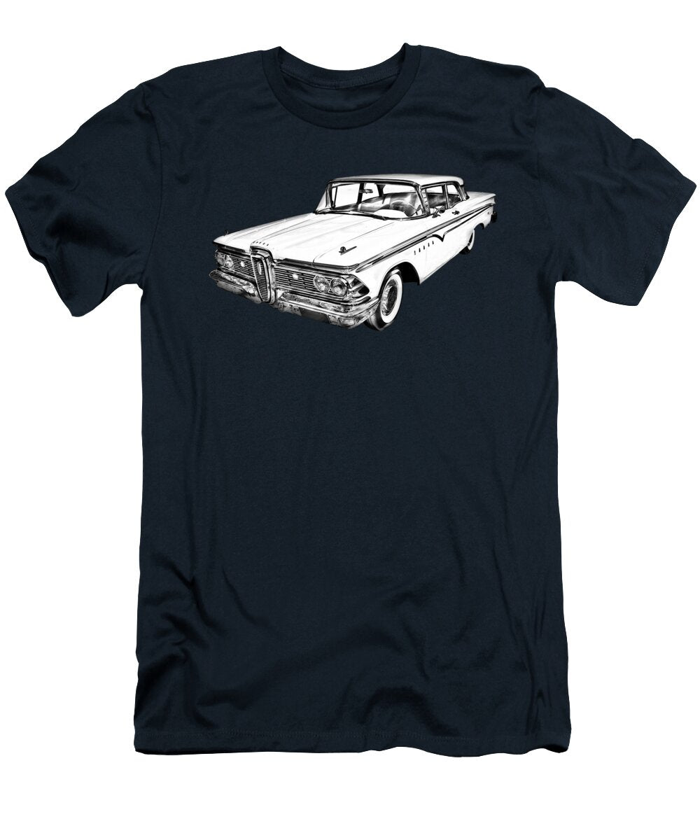 2 1959 Edsel Ford Ranger Illustration Keith Webber Jr T-Shirt