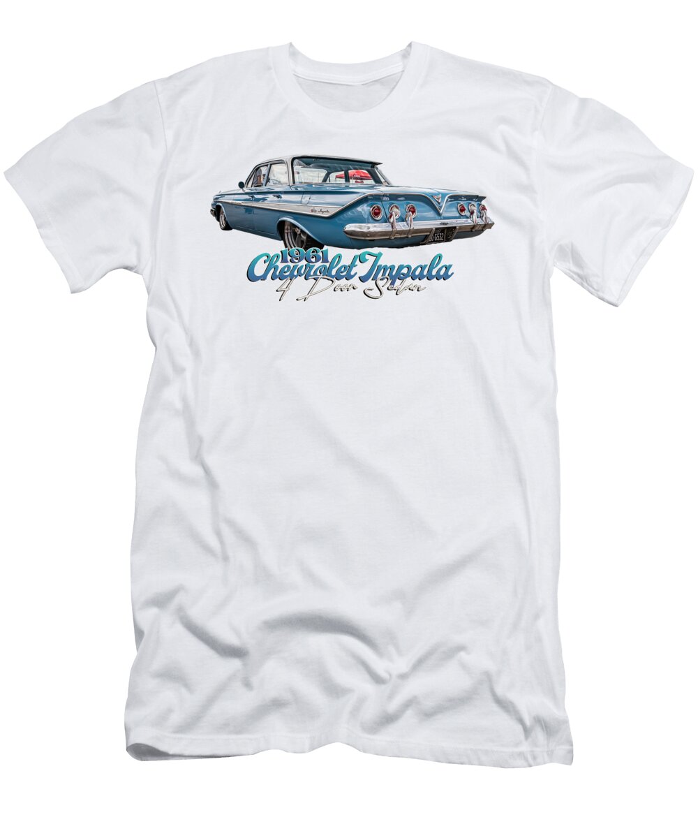 2 1961 Chevrolet Impala 4 Door Sedan Gestalt Imagery T-Shirt