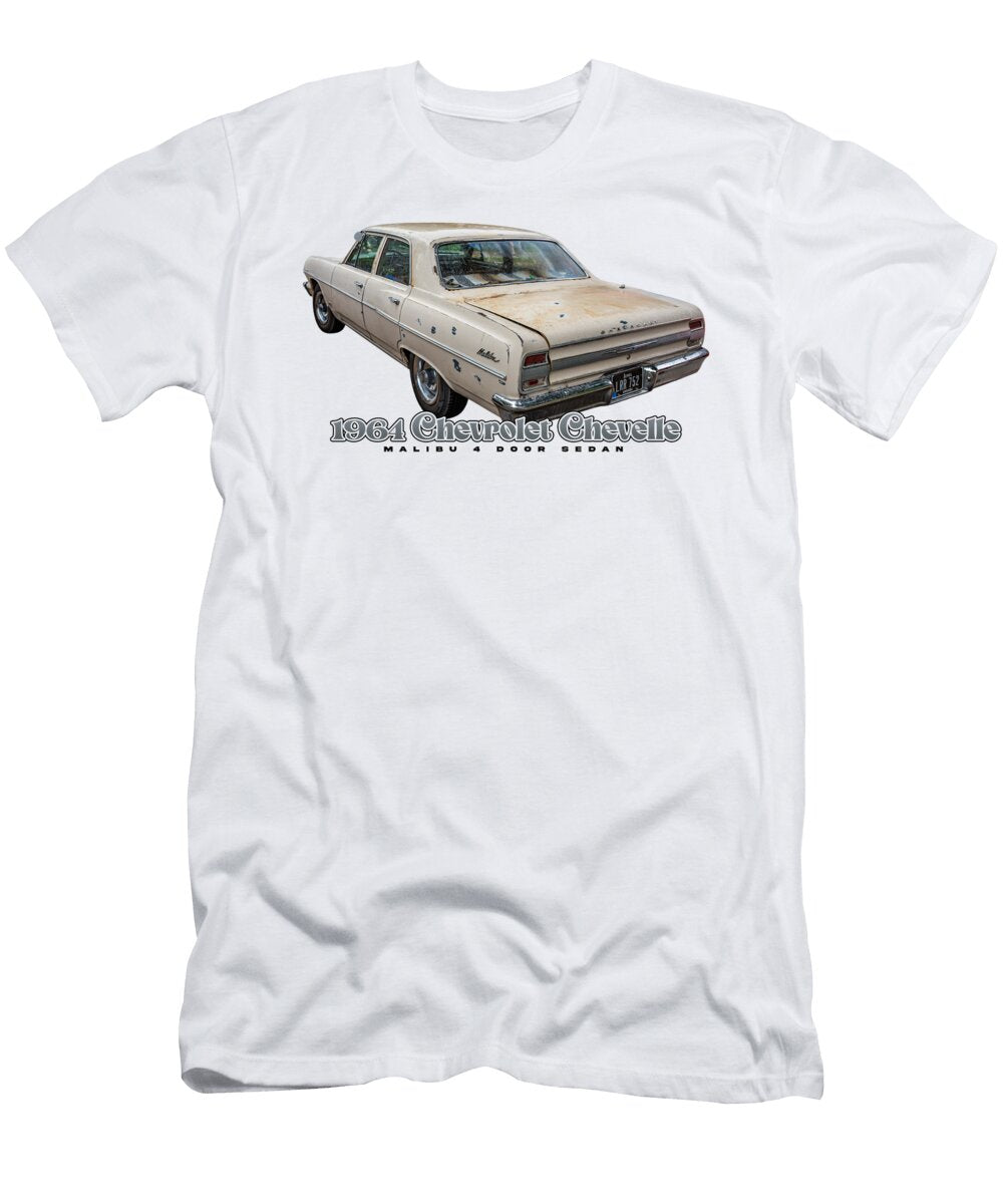 2 1964 Chevrolet Chevelle Malibu 4 Door Sedan Gestalt Imagery T-Shirt