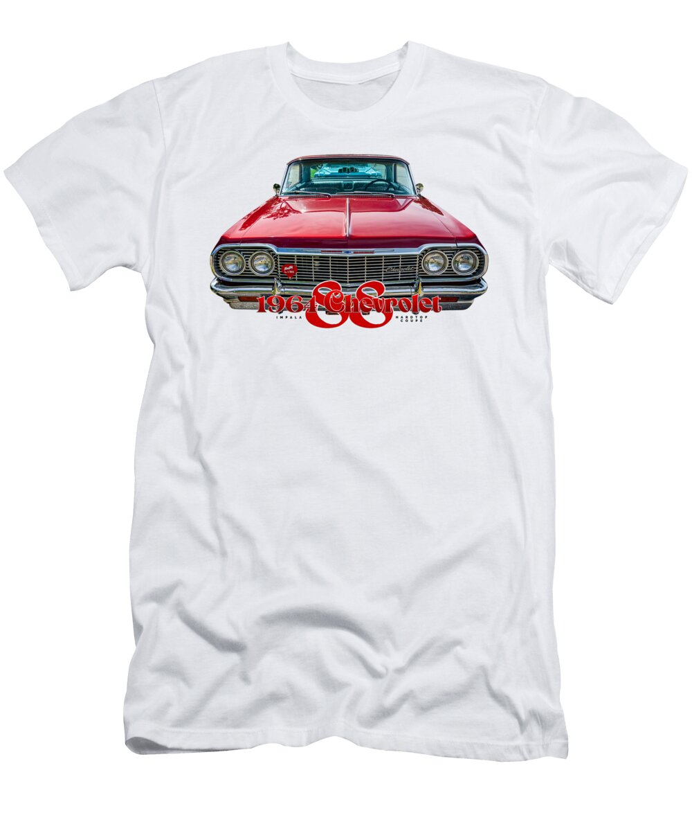 2 1964 Chevrolet Impala Ss Hardtop Coupe Gestalt Imagery T-Shirt