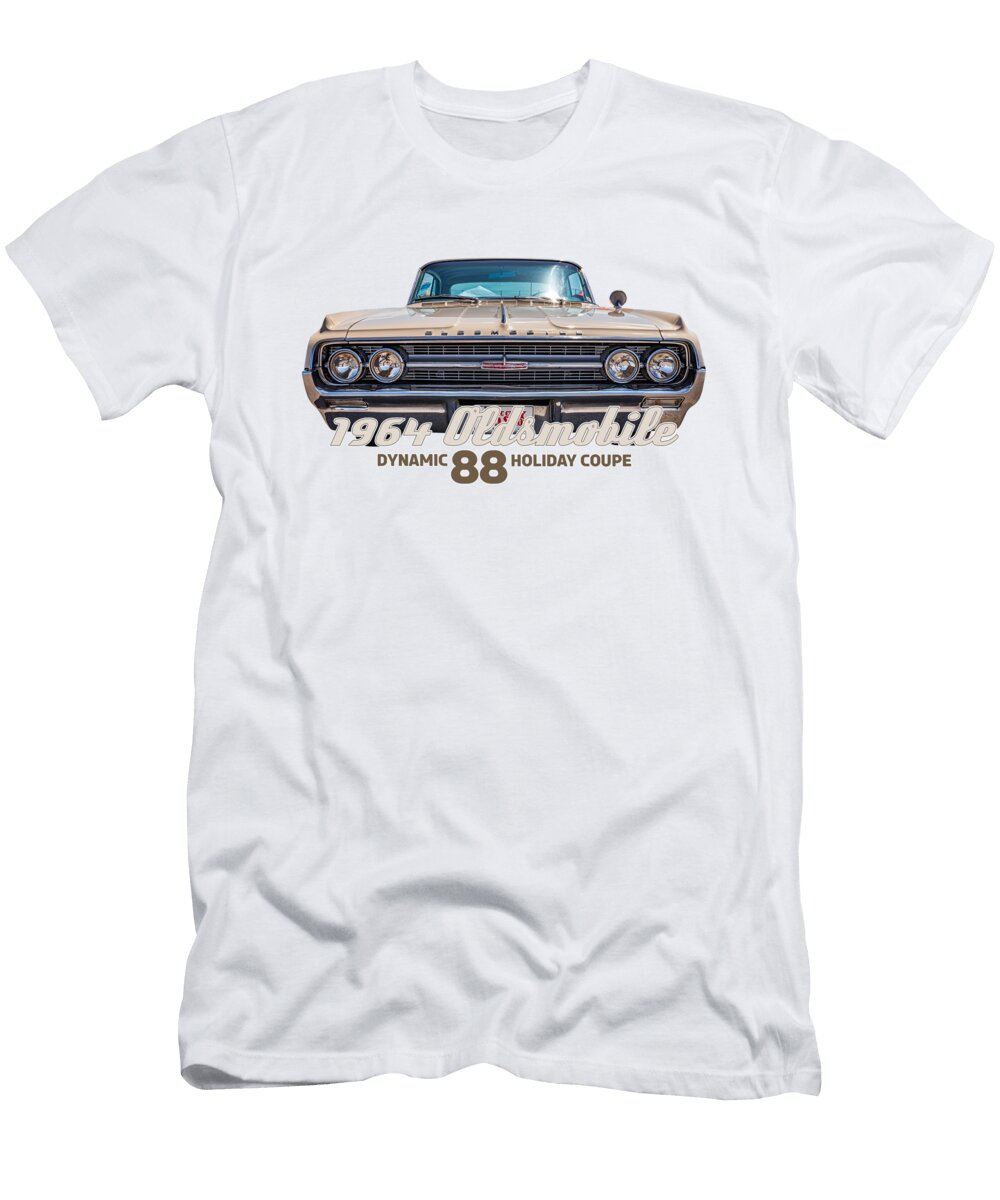 2 1964 Oldsmobile Dynamic 88 Holiday Coupe Gestalt Imagery T-Shirt