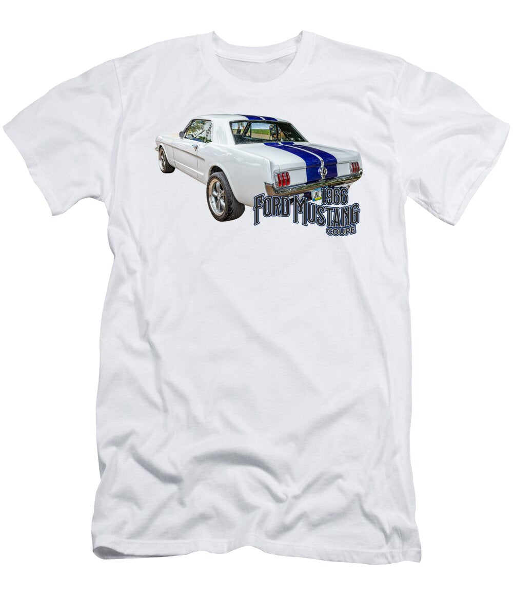 2 1966 Ford Mustang Coupe Gestalt Imagery T-Shirt
