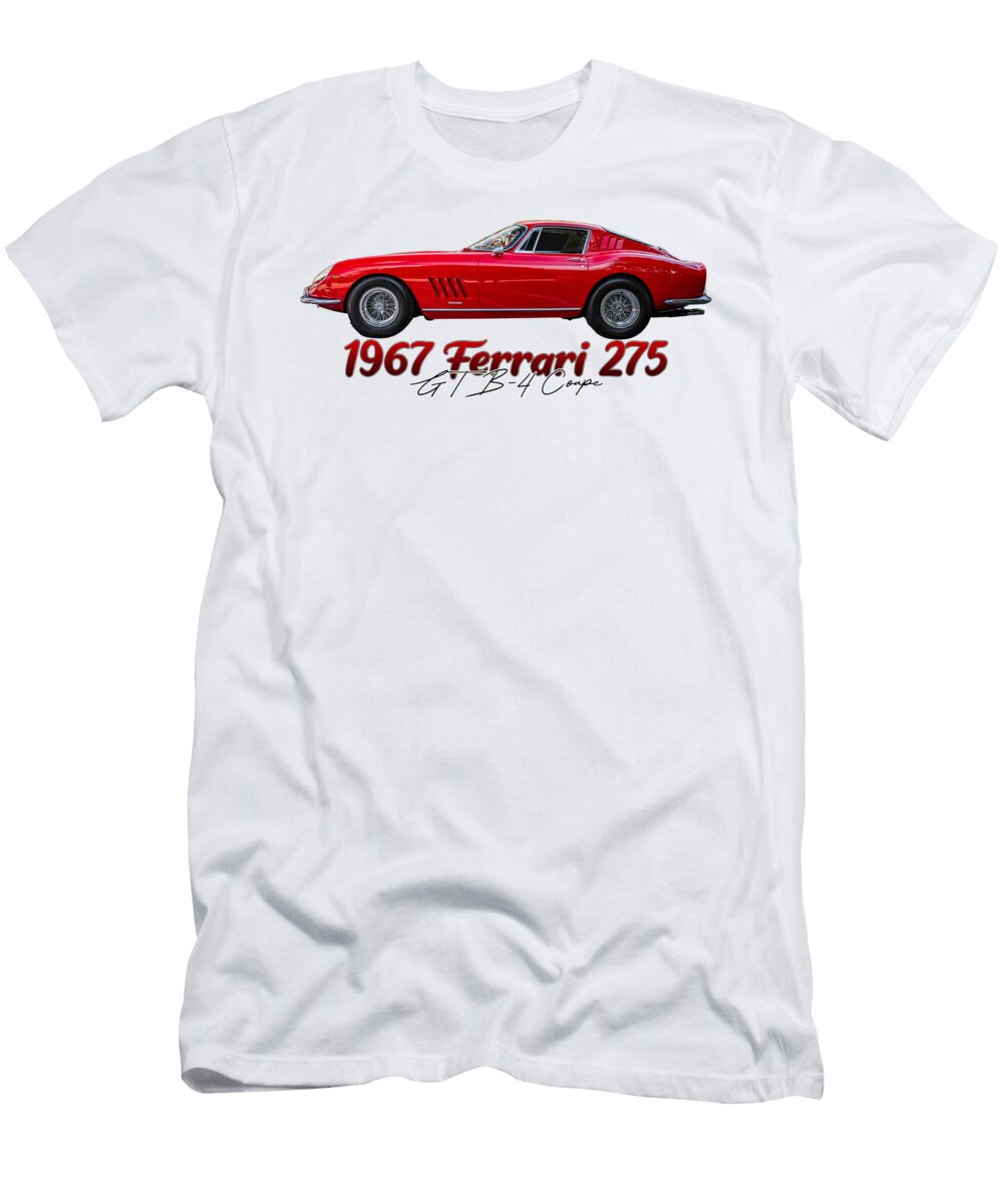 2 1967 Ferrari 275 Gtb4 Coupe Gestalt Imagery T-Shirt