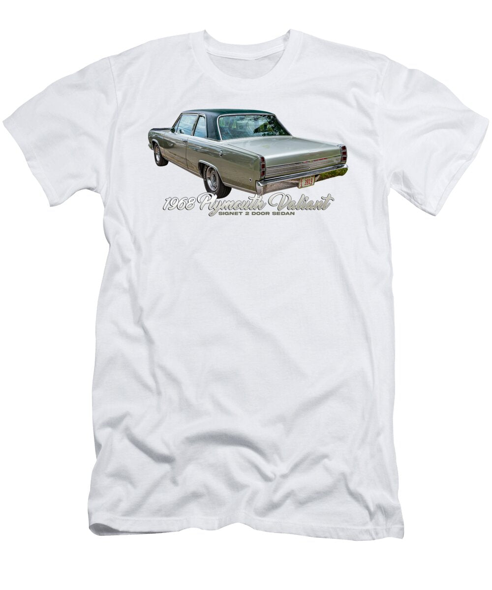 2 1968 Plymouth Valiant Signet 2 Door Sedan Gestalt Imagery T-Shirt