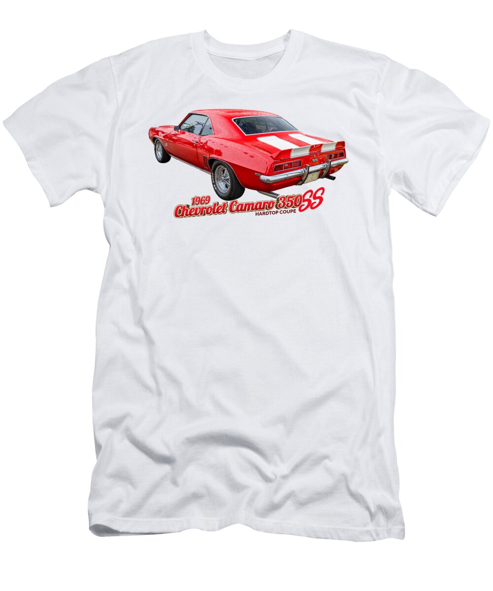 2 1969 Chevrolet Camaro 350 Ss Hardtop Coupe Gestalt Imagery T-Shirt