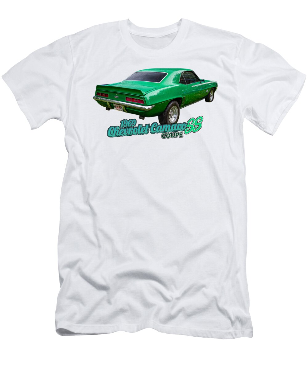 2 1969 Chevrolet Camaro Ss Coupe Gestalt Imagery T-Shirt