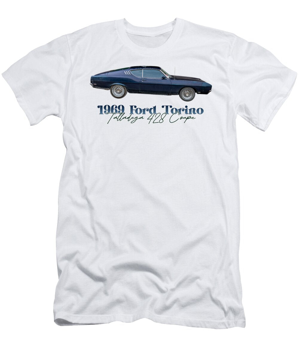 2 1969 Ford Torino Talladega 428 Coupe Gestalt Imagery T-Shirt
