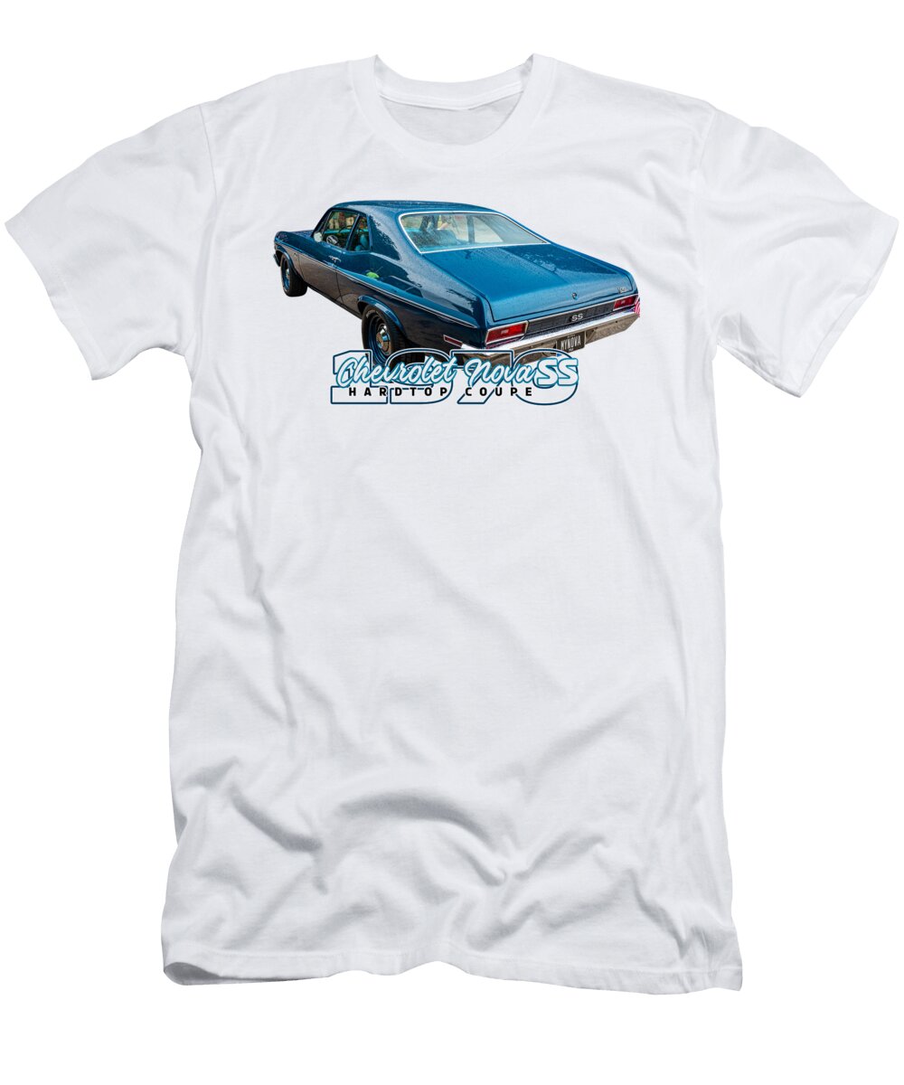 2 1970 Chevrolet Nova Ss Hardtop Coupe Gestalt Imagery T-Shirt