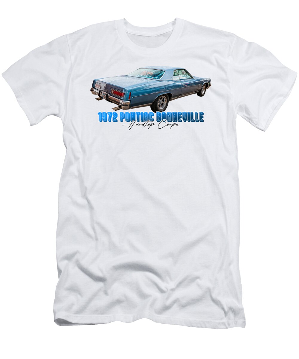 2 1972 Pontiac Bonneville Hardtop Coupe Gestalt Imagery T-Shirt